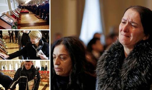 FOTO Shrvane obitelji i ogromna tuga na komemoraciji: 'Gubitak dva anđela posebno nas boli...'