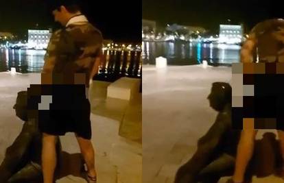Užas u Splitu: Nakon što su ga zalili bojom, netko se sada i pomokrio na Smojin spomenik