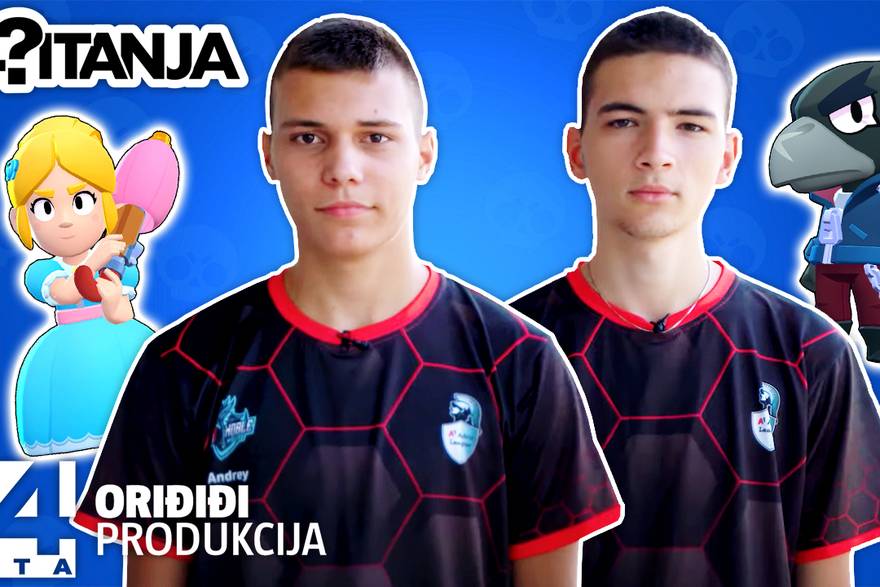 Gameri Andrey i Adry: 'Brawl Stars smo igrali i do 15 sati u danu' | 24 pitanja