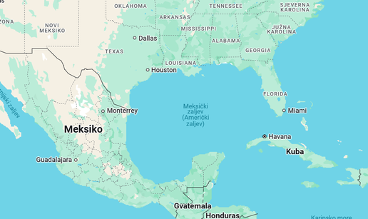 Meksiko tužio Google zbog promjene imena zaljeva u Američki zaljev na Kartama