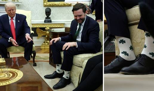 VIDEO Opet rasprava o odjeći u Bijeloj kući. Trumpa oduševile Vanceove čarape: Obožavam ih!
