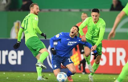 Wolfsburg izbacio Kramarića i Hoffenheim iz Njemačkog kupa