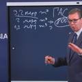 Vučić crtao po ploči, predložio Brnabić za mandatarku, a zbog krize otkazao paradu ponosa