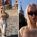 Skandal u Rusiji: Lola 'Zečica' pozirala u toplesu na Crvenom trgu, vlasti raspisale tjeralicu