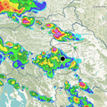FOTO Pogledajte kakva oluja ide prema Hrvatskoj. Upozorili su na grmljavinska nevremena