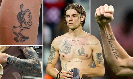 FOTO Što su tetovirali 'vatreni'? Kokoš, gomilu citata, poznate...