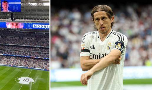 VIDEO Spiker je prozvao Luku, Bernabeu zagrmio 'Modriiiić'! A onda je izašao posljednji put...